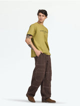 Men's Olive Oversize Tee