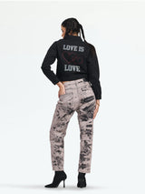 Valencia Black Tie Dye Mom Jeans