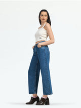 Women's Seattle Cropped Wide Leg Jeans