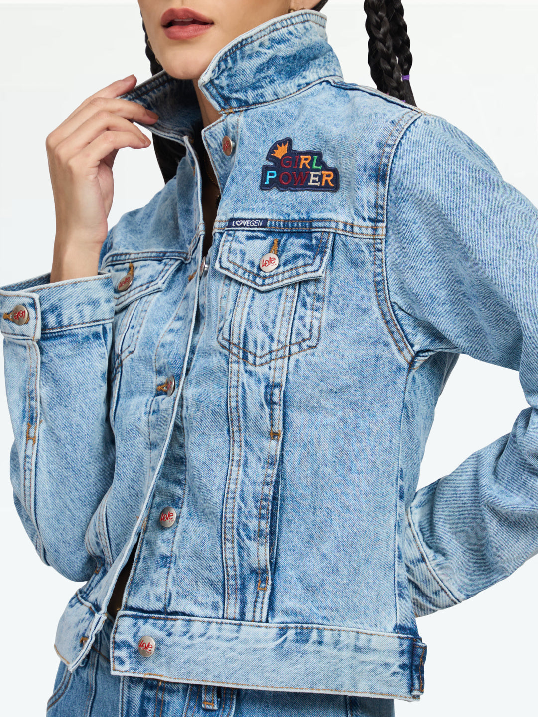 Bristol Light Blue Basic Denim Jacket