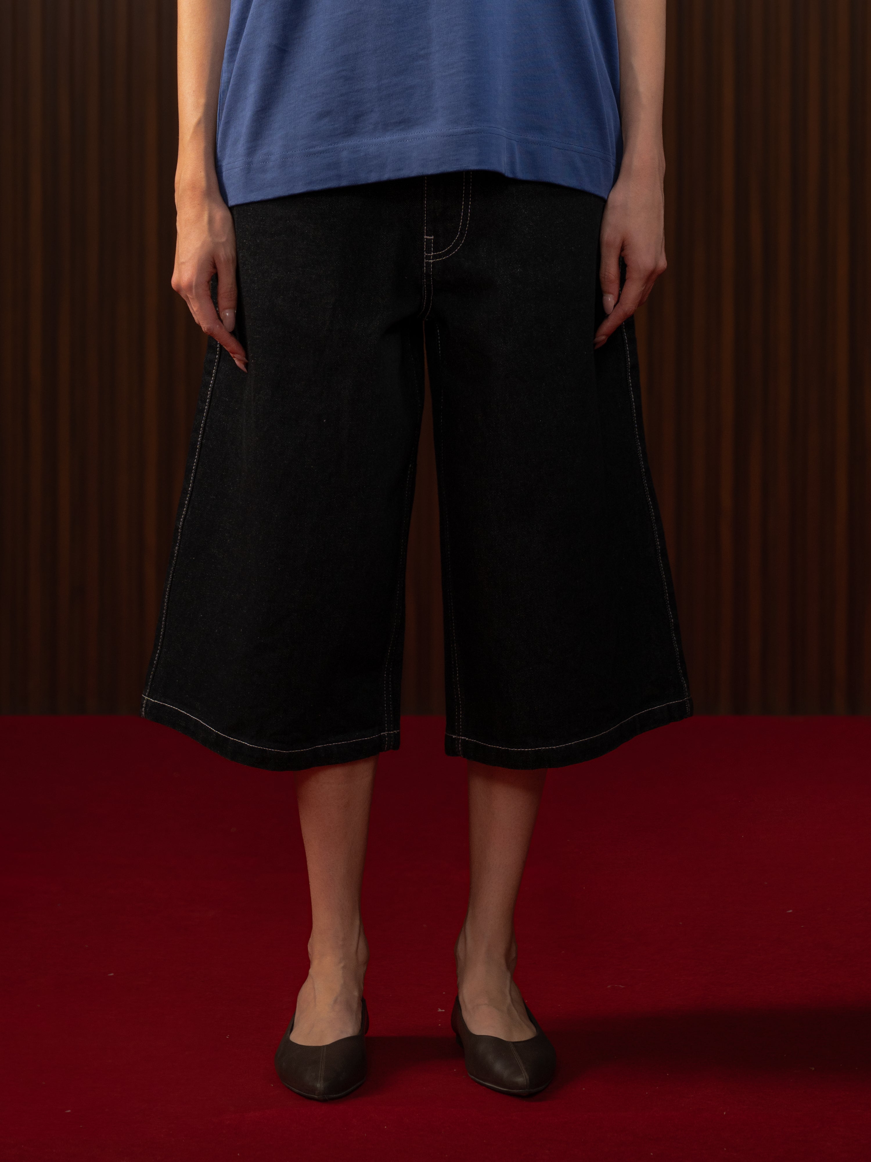 WOMEN'S JORTS BLACK