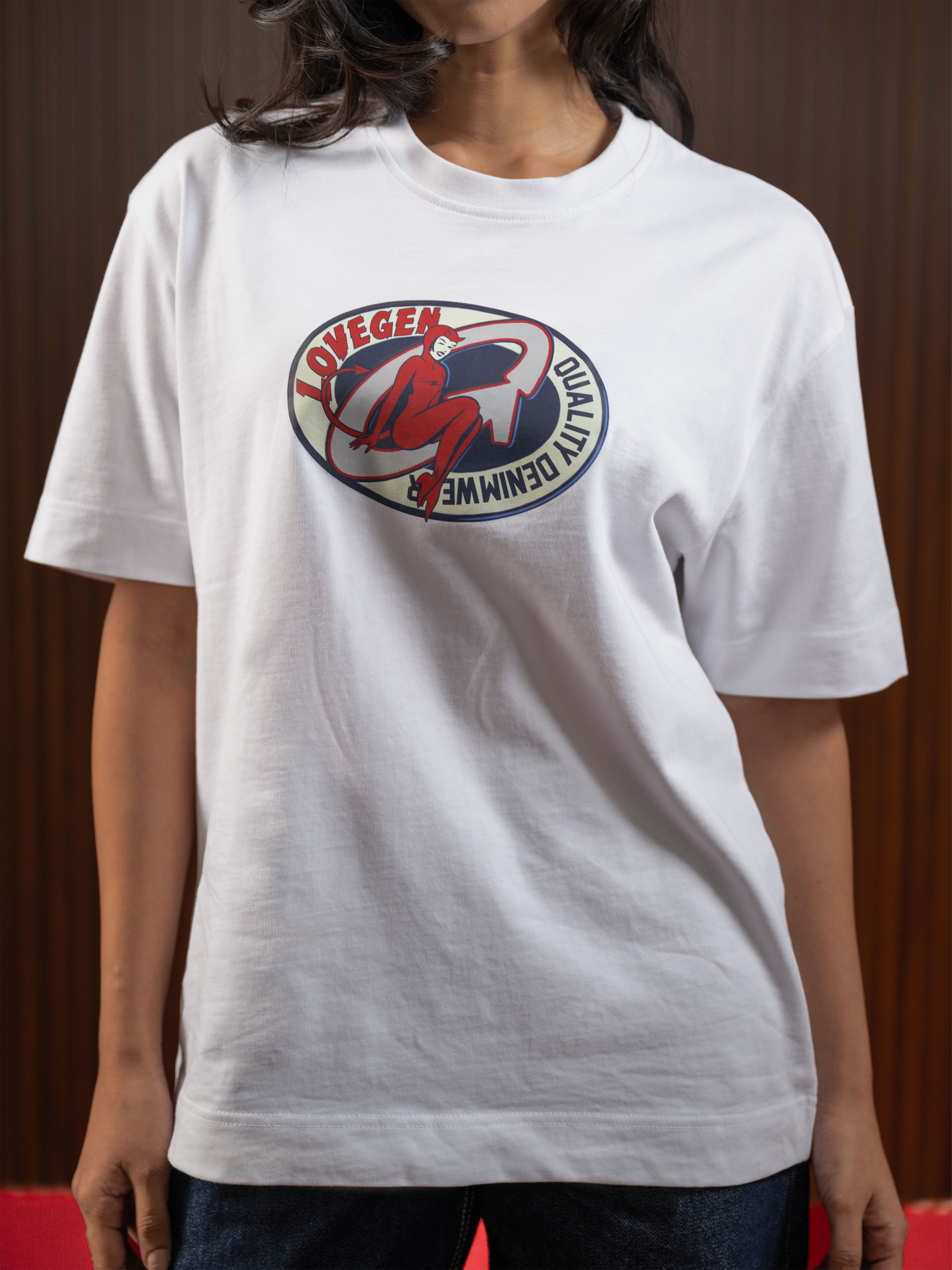 WOMEN'S GAS TEE WHITE