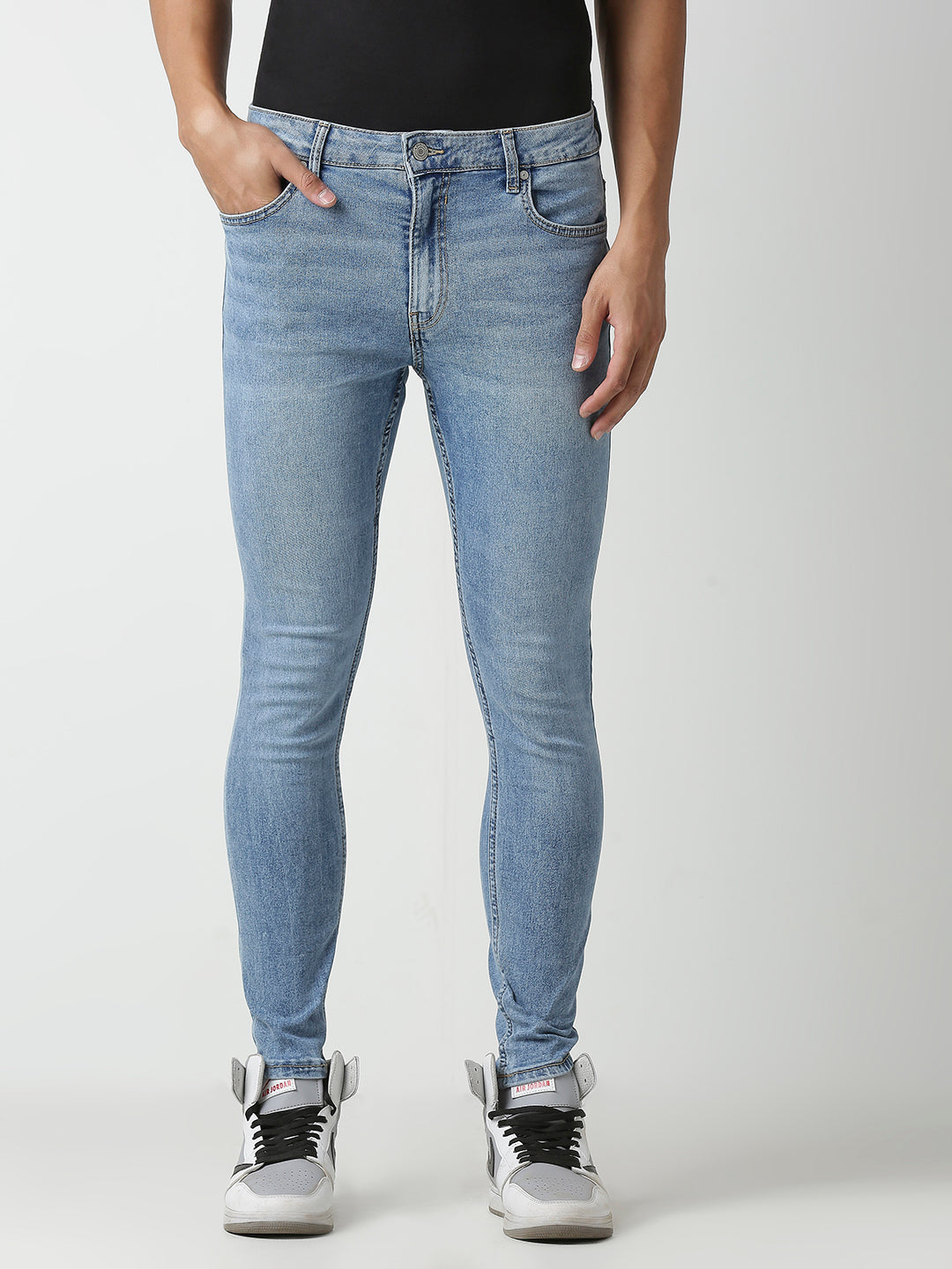 Men’s Mid Blue Skinny Jeans