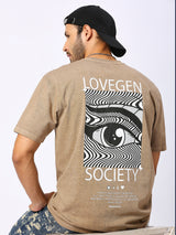 Men's Grey T-shirt  Society