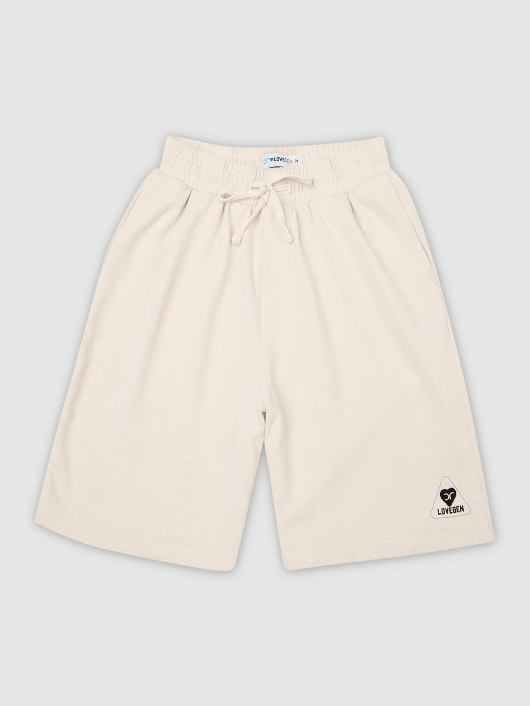 DR Beige Monochrome Shorts