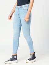 Women's  Light Blue Ibiza Highwaist Skinny Fashion Jeans