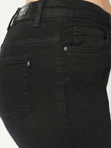 Women's Black Madrid Long Flare Jeans