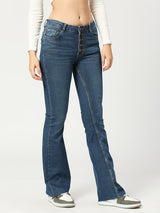 Women's Dark Blue Madrid Flare Jeans