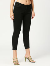 Women's Black Paris Highwaist Skinny Jeans