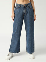 Women's Seattle Cropped Wide Leg Jeans