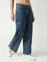 Women's Seattle Cropped Wide Leg Jeans