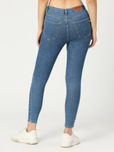 Women's  Light Blue Vienna Highwaist Skinny Basic Jeans