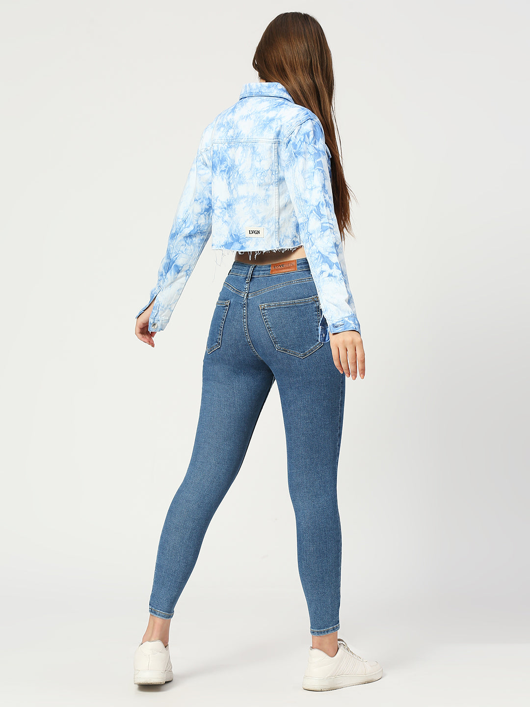 Women's  Light Blue Vienna Highwaist Skinny Basic Jeans