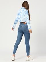 Women's  Light Blue Vienna Highwaist Skinny Basic Jeans