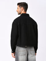 Men's Black Shacket