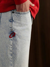 Men's Bootcut Jeans Light Blue