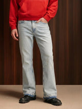 Men's Bootcut Jeans Light Blue