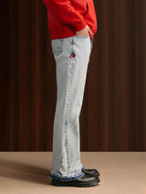 Men's Bootcut Jeans Light Blue