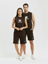 DR Brown Monochrome Sleeveless T-shirt