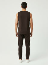 DR Brown Monochrome Sleeveless T-shirt
