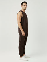 DR Brown Monochrome Sleeveless T-shirt