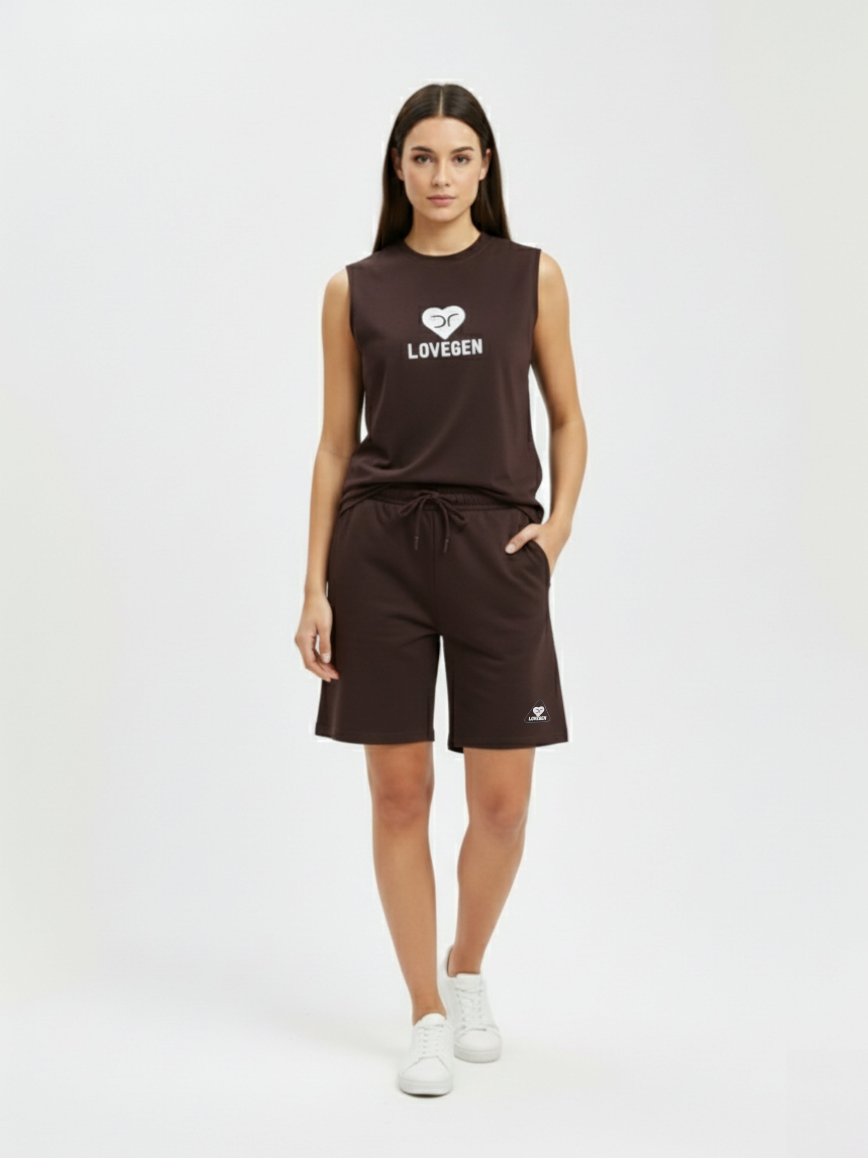 DR Brown Monochrome Shorts