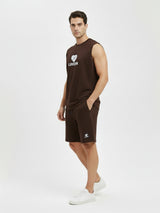 DR Brown Monochrome Sleeveless T-shirt