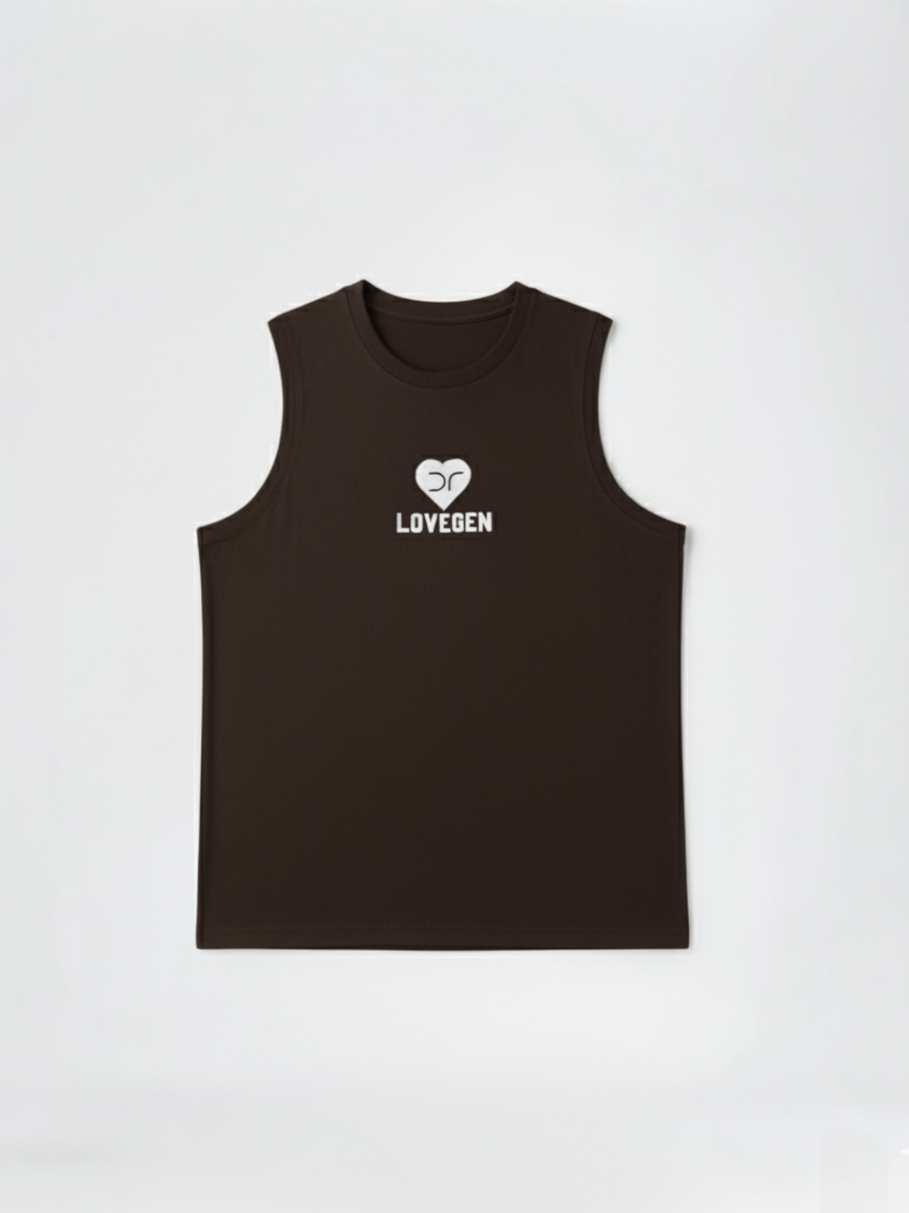 DR Brown Monochrome Sleeveless T-shirt