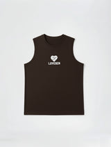 DR Brown Monochrome Sleeveless T-shirt
