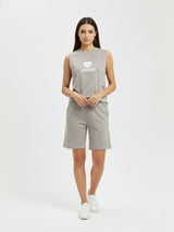 DR Grey Monochrome Sleeveless T-shirt