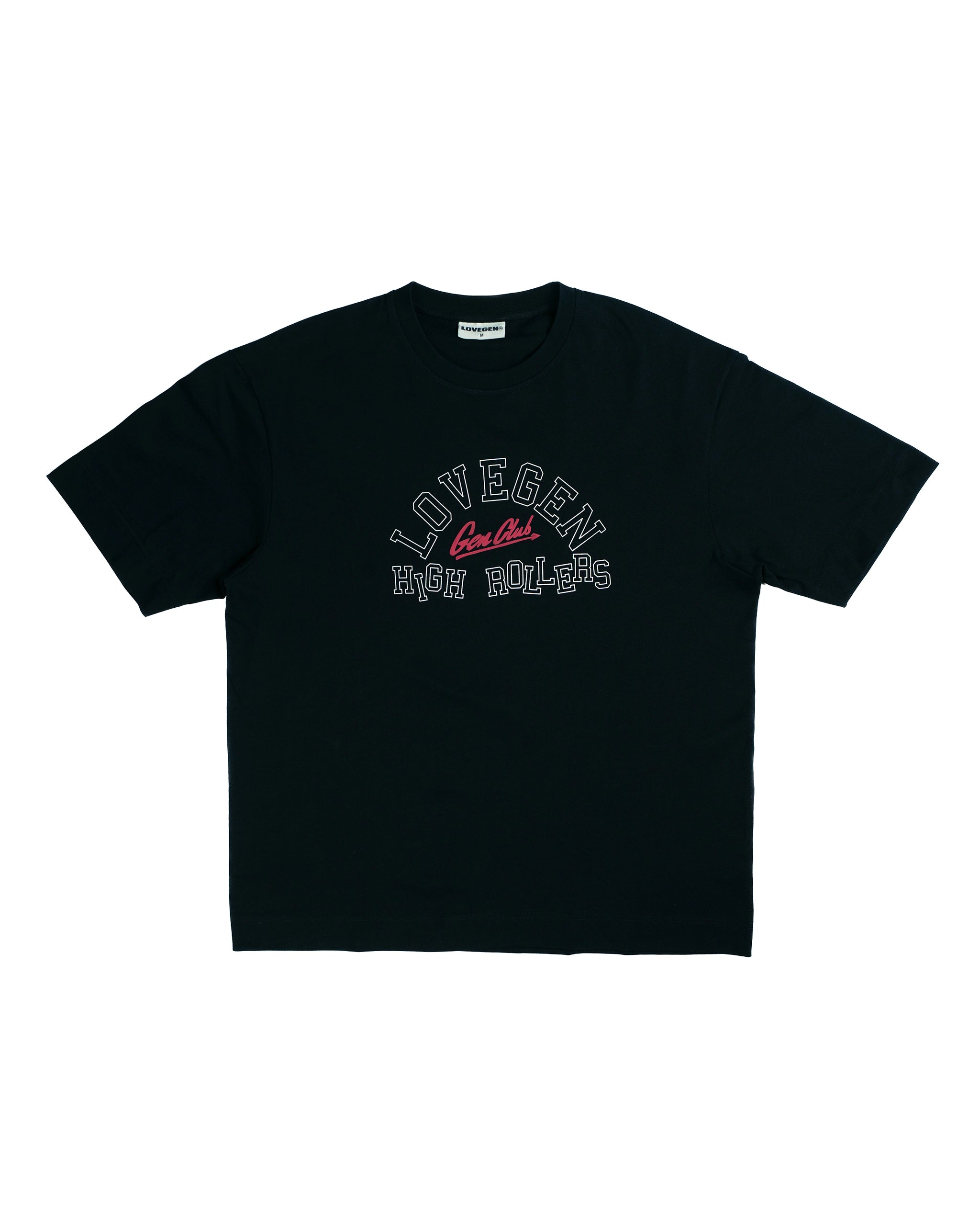 Unisex High Roller Black Tee