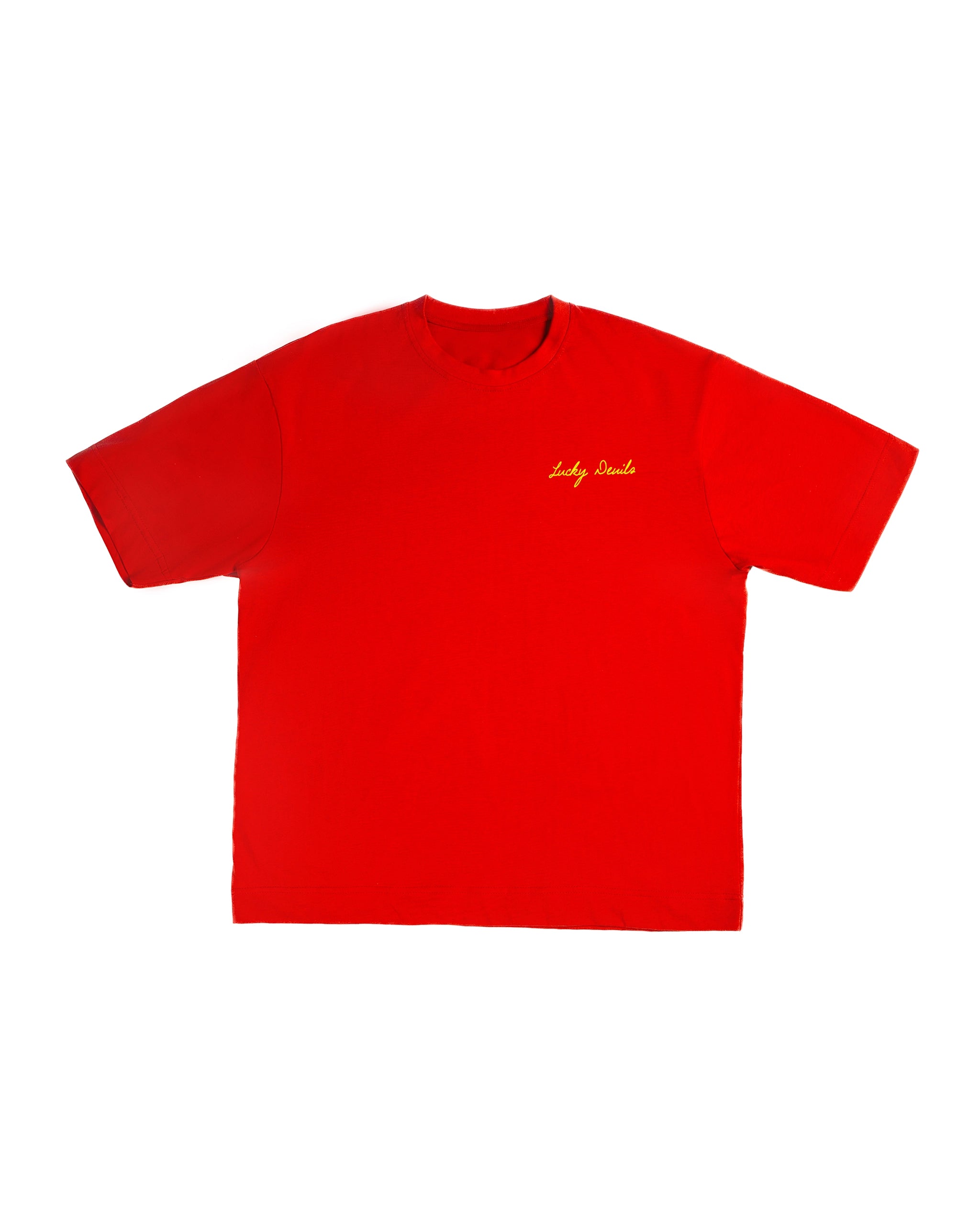 Unisex Lucky Devils Red Tee