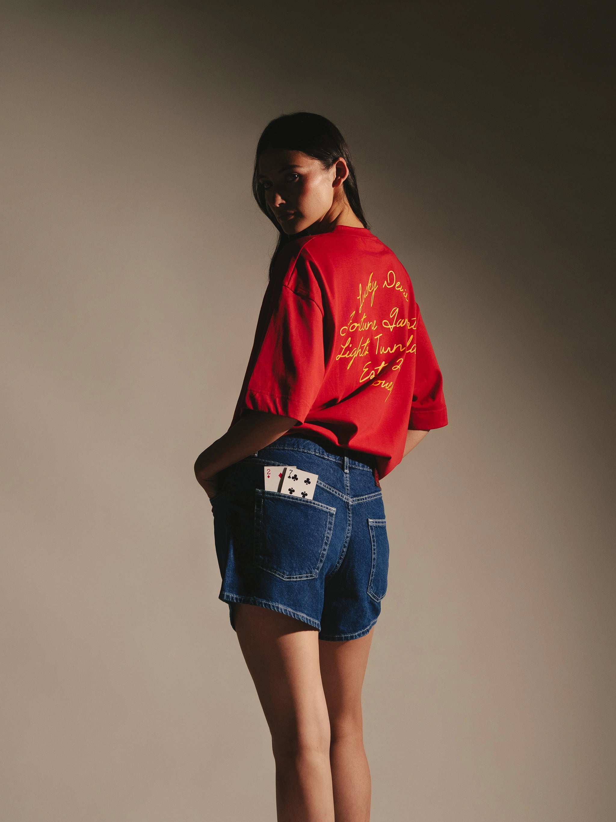 Unisex Lucky Devils Red Tee