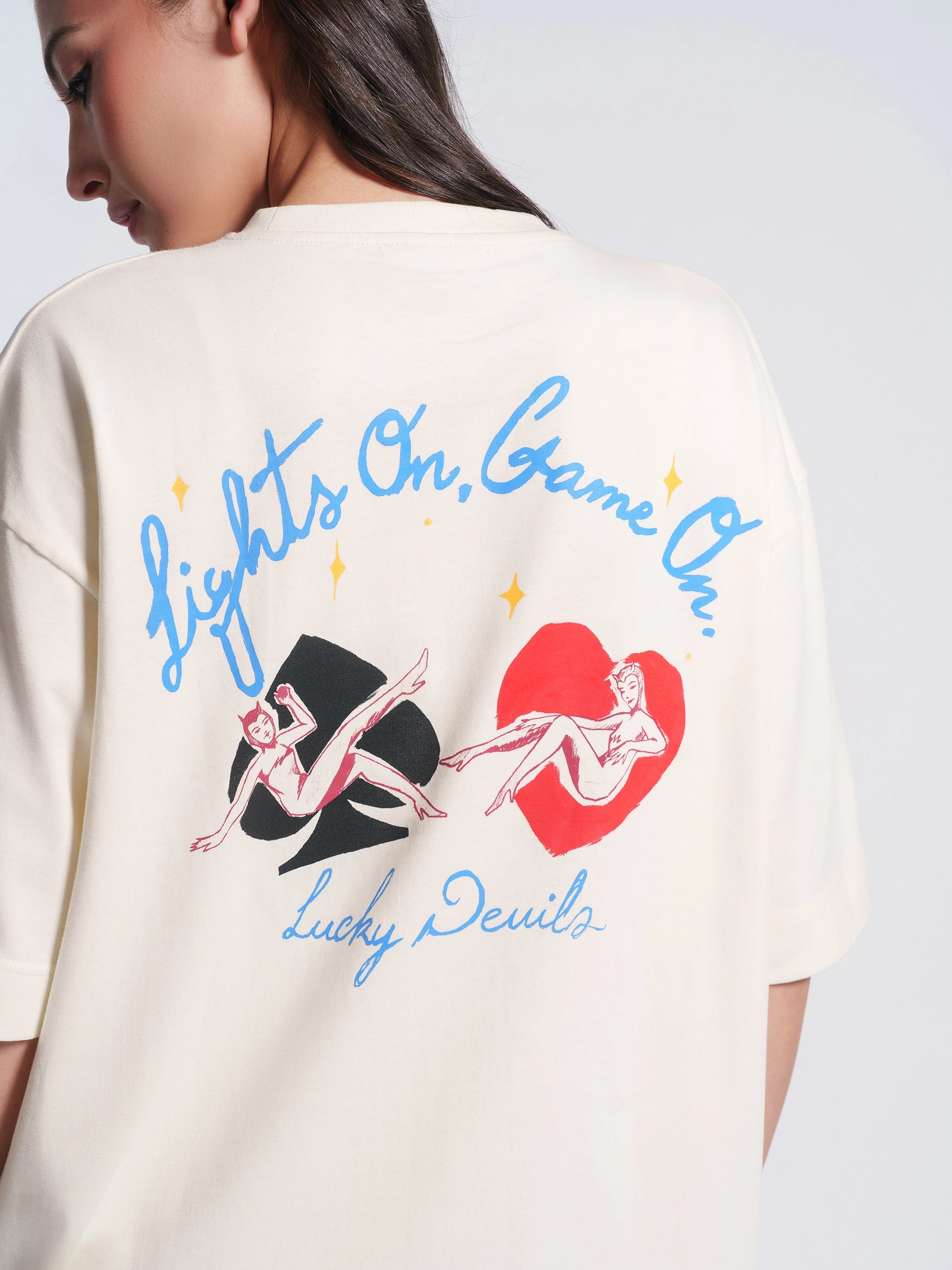 Women's Devil's Off-White Tee