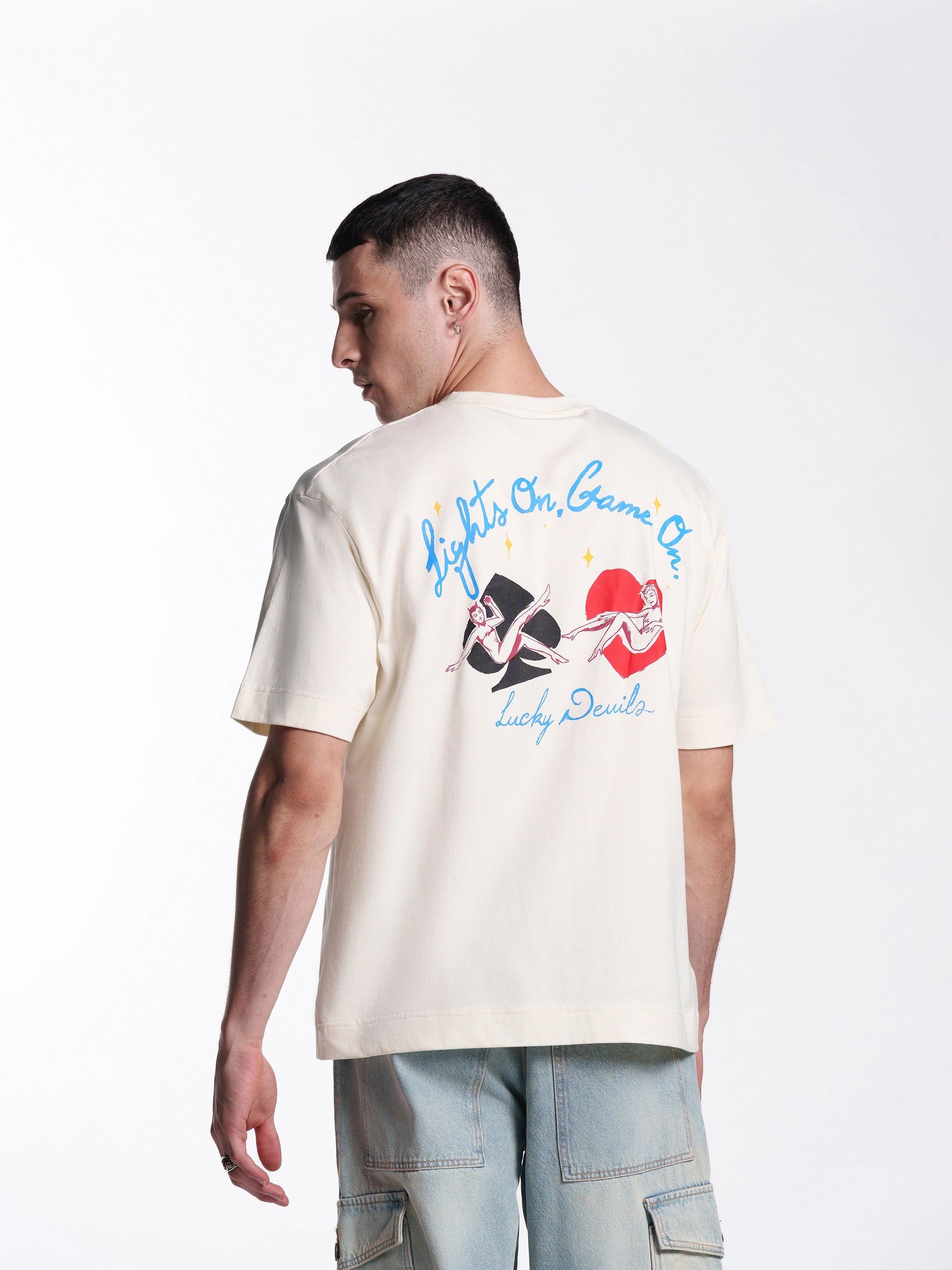 Unisex Devil's Off-White Tee