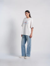 Unisex High Roller White Tee