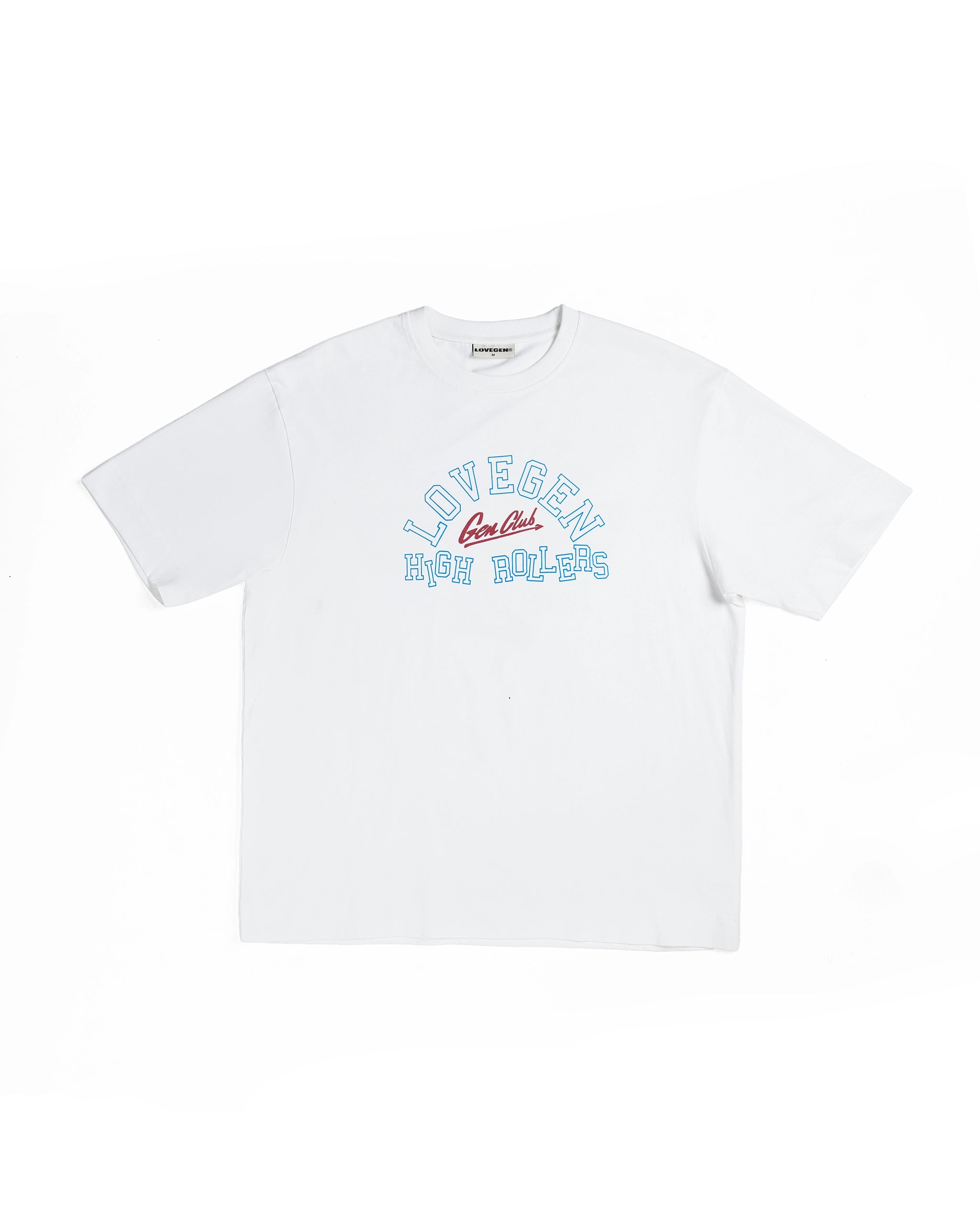 Unisex High Roller White Tee