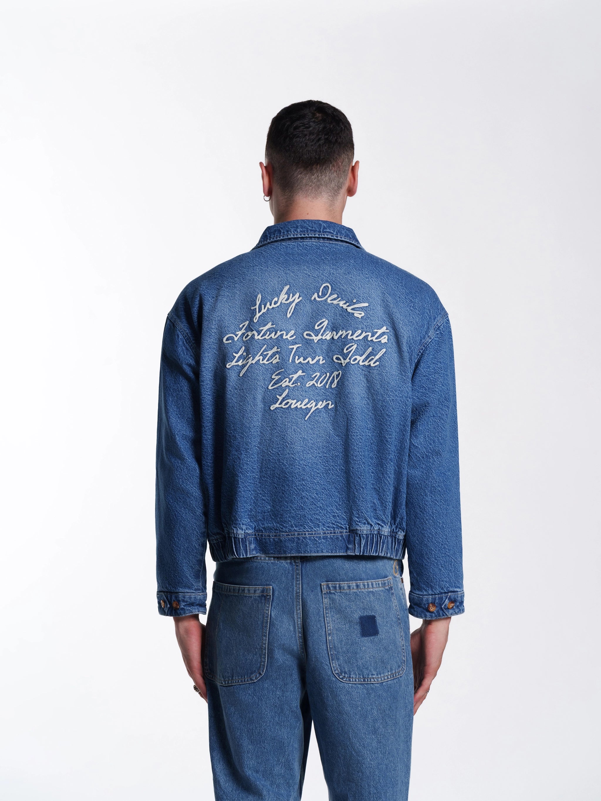 Unisex Lucky Denim Jacket