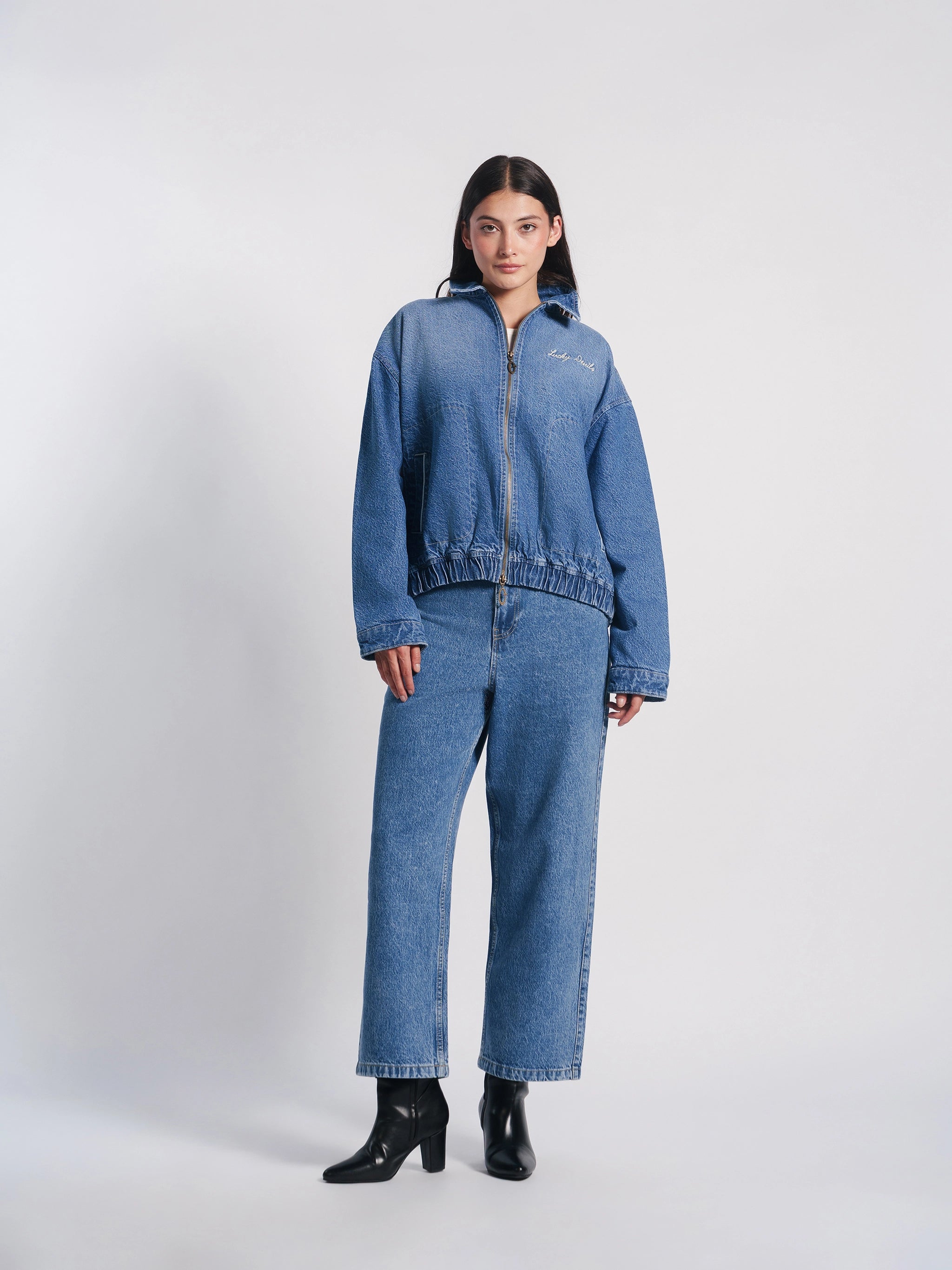 Unisex Lucky Denim Jacket