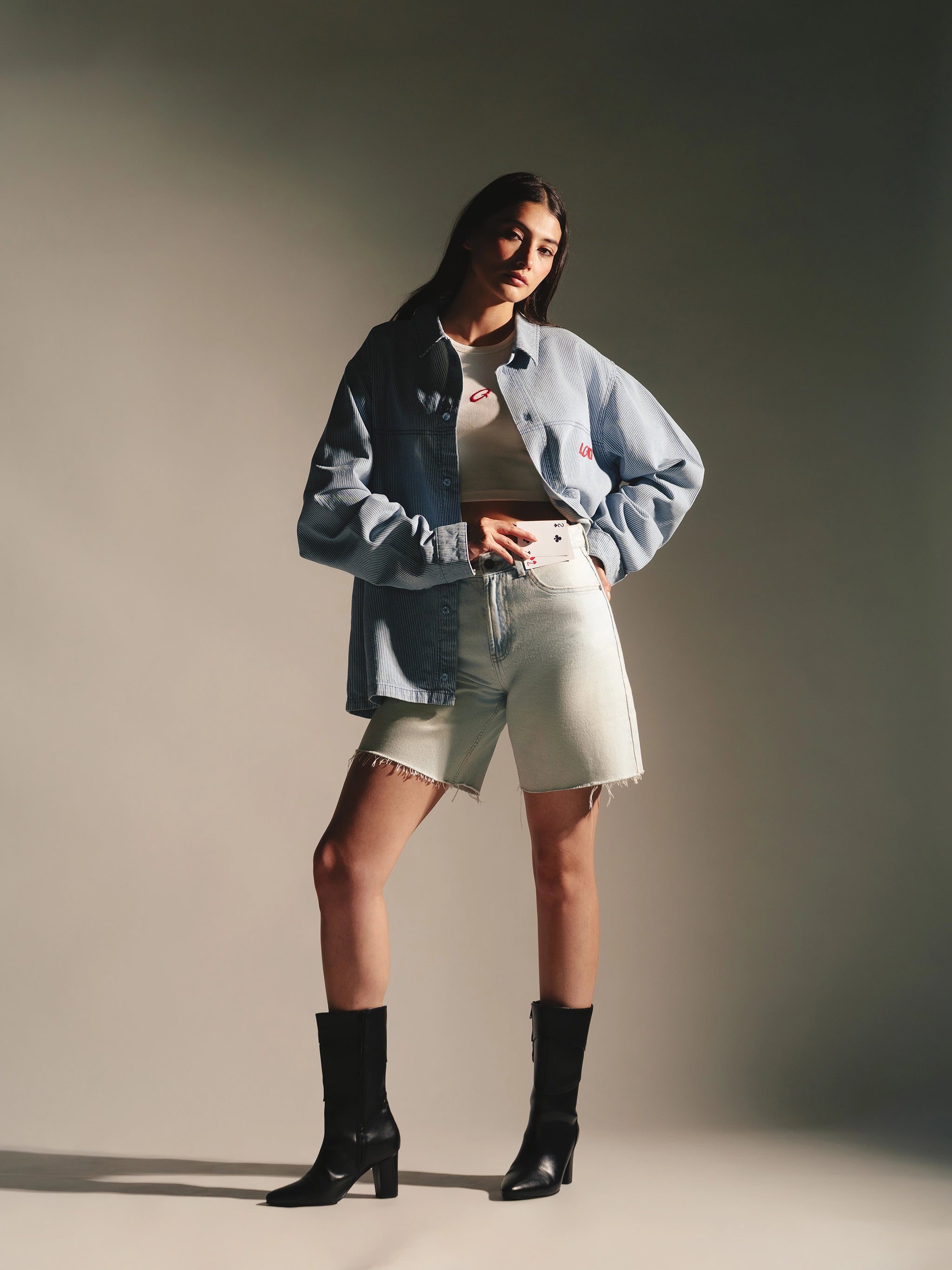 Unisex LGD Striped Shirt