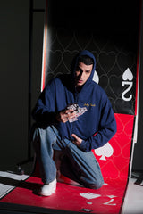 Unisex Lucky Devils Navy Hoodie