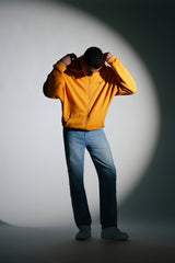 Unisex Lucky Devils Yellow Hoodie