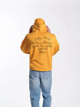 Unisex Lucky Devils Yellow Hoodie