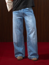 MEN'S BOOTCUT JEANS MID BLUE