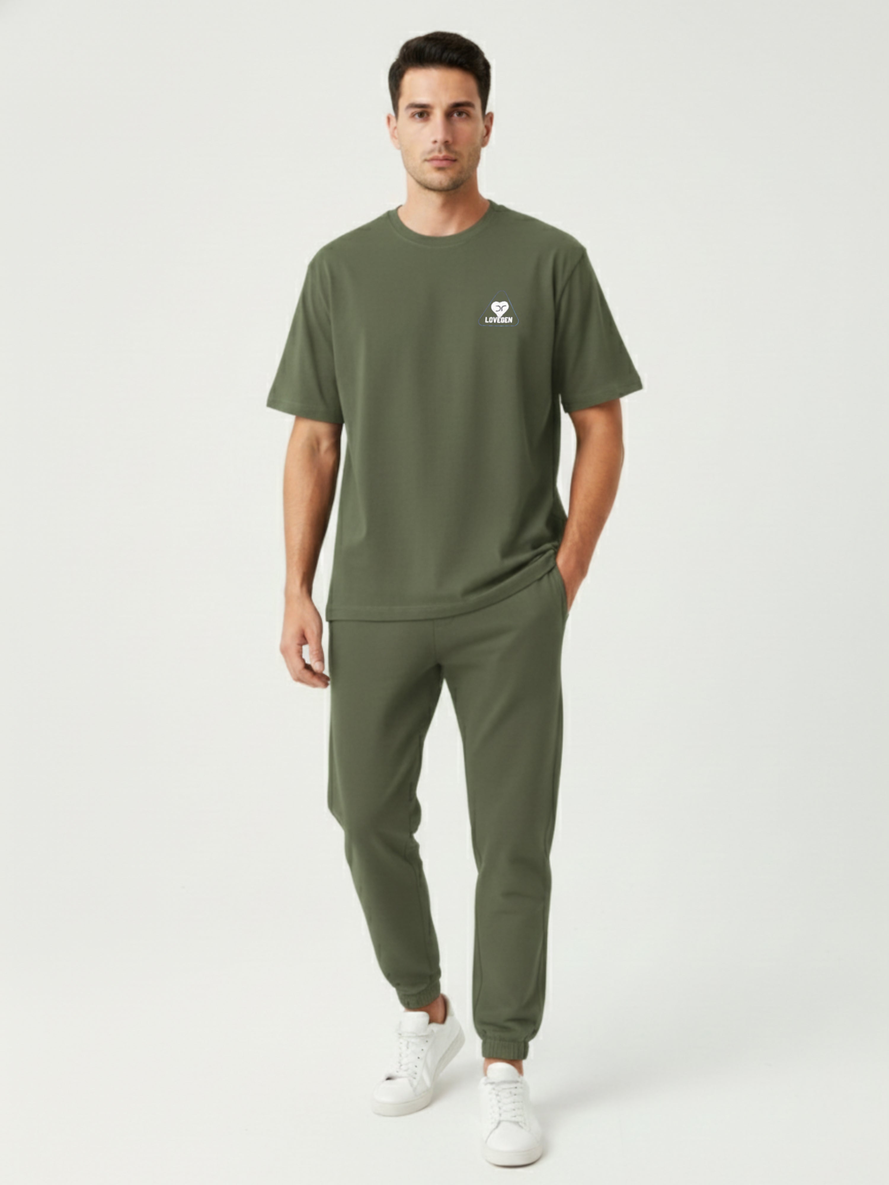 DR Olive Monochrome T-shirt