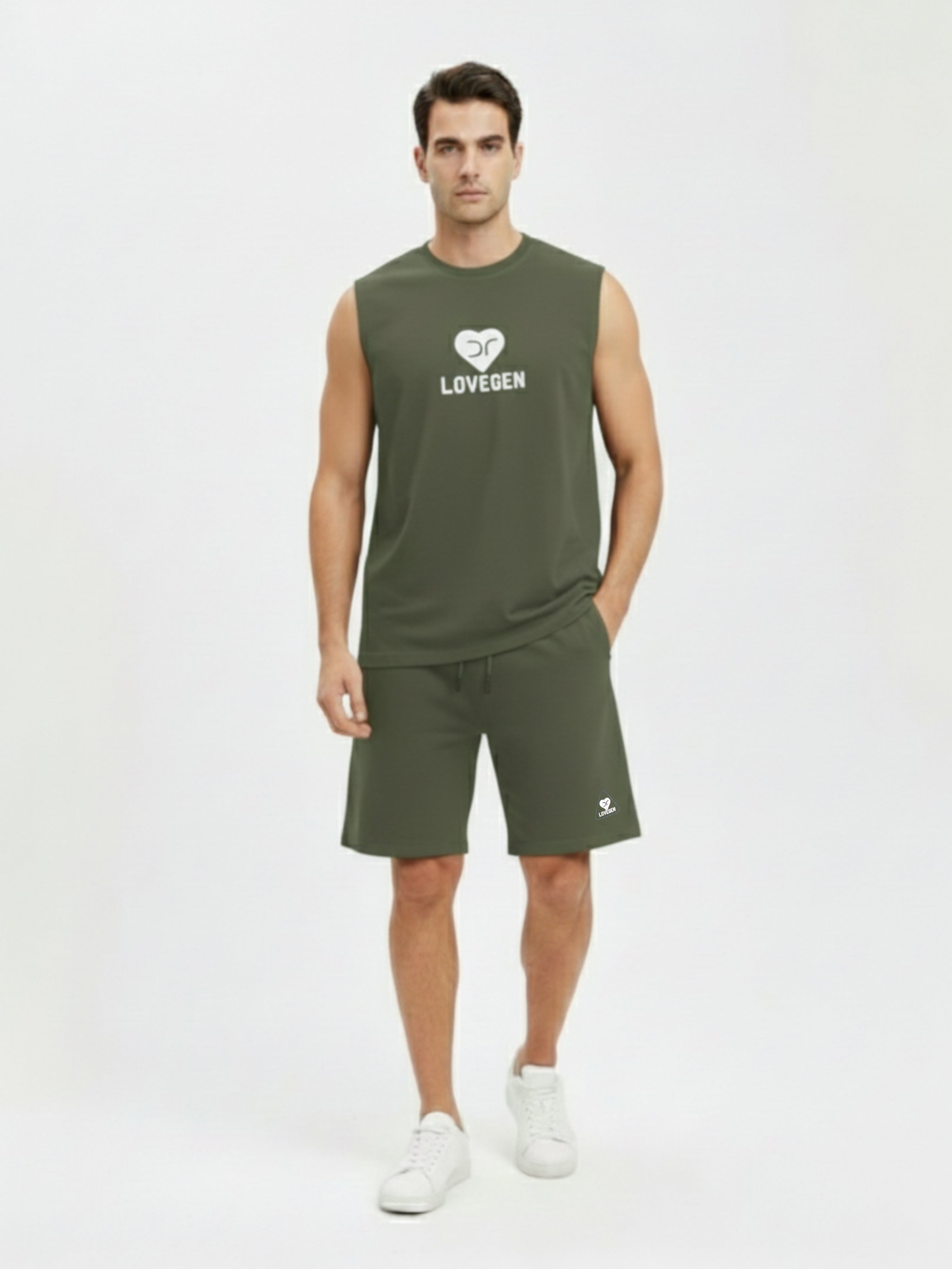 DR Olive Monochrome Shorts