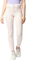 Women's High-Waist Peach Skinny Jeans