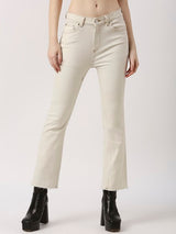 Buy Ecru Phoenix Cropped Flare Jeans for women at best price