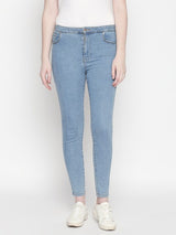 Hanoi Light Blue Tube Jeans With Pocket